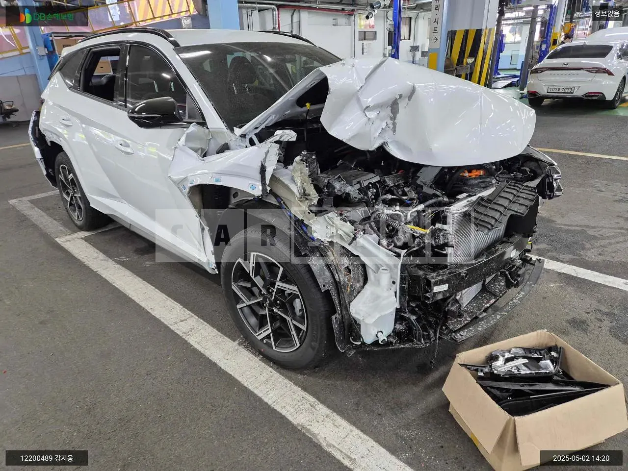 Photo 2 of 11: 2025 Hyundai Tucson Hybrid, VIN KMHJE811BSU353208 — Korean insurance auction