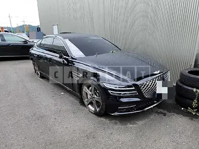 Photo 1 of 10: 2021 Genesis G80 AWD — Korean insurance auction