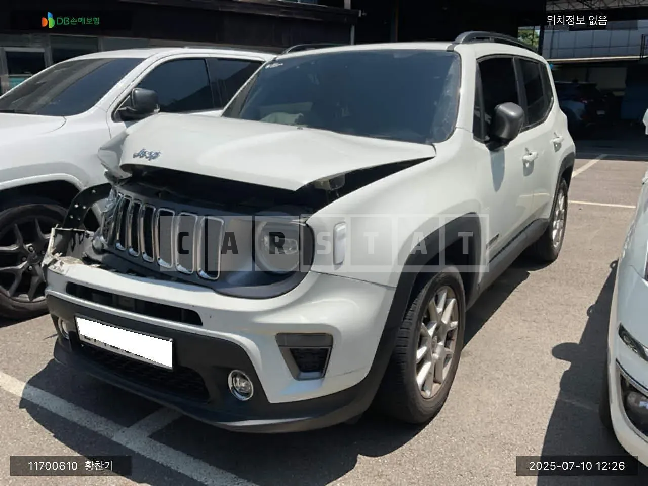 Photo 2 of 25: 2020 Jeep Zip Renegade 1.6, VIN 1C4BU0000LPL42675 — Korean insurance auction