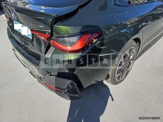Photo 2 of 23: 2022 BMW i4 eDrive40, VIN WBY71AW02NFN20468 — Korean insurance auction