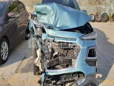 Photo 1 of 15: 2019 Hyundai Kona, VIN KMHK4815GLU479034 — Korean insurance auction