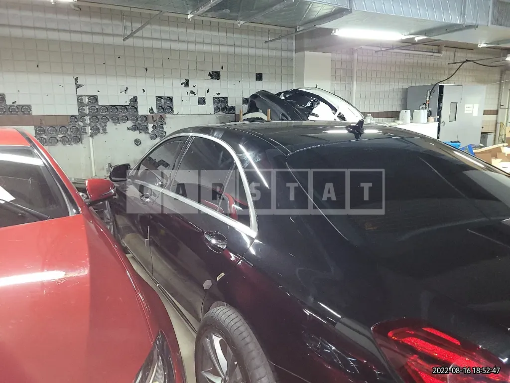Photo 2 of 17: 2018 Mercedes-Benz S400d 4Matic L, VIN WDDUG3FB8JA375823 — Korean insurance auction