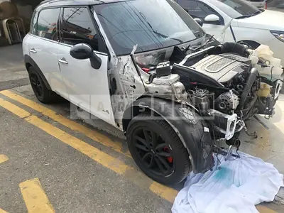 Photo 1 of 10: 2015 MINI Cooper D Condriman ALL4, VIN WMWXD5103GWT61659 — Korean insurance auction