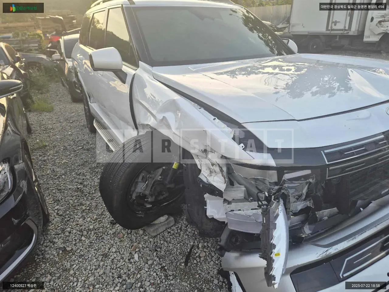 Photo 2 of 11: 2025 Hyundai Palisade, VIN KMHRK811DTU011746 — Korean insurance auction
