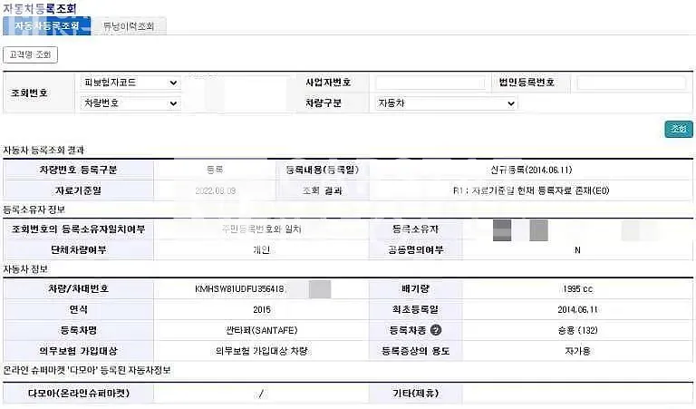 Photo 2 of 20: 2014 Hyundai Simp Santa Fe 2.0 (4WD) — Korean insurance auction