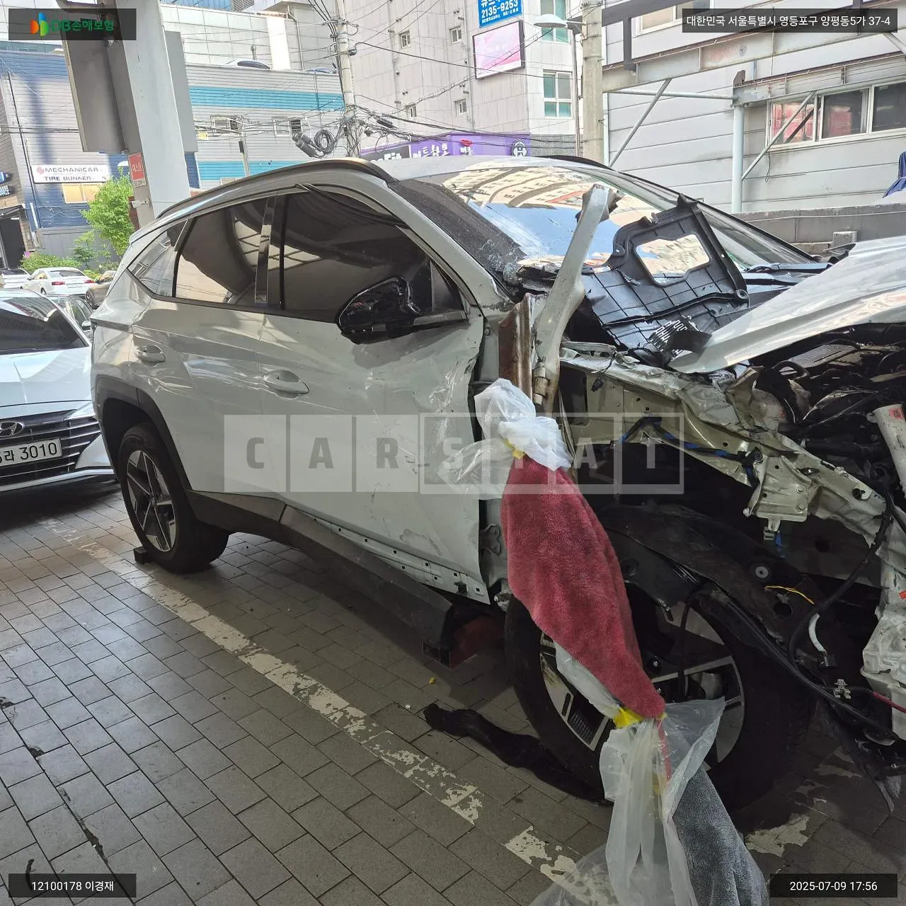 Photo 2 of 13: 2024 Hyundai Tucson, VIN KMHJE81BGRU354380 — Korean insurance auction