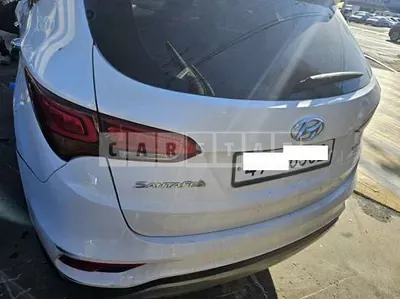 Photo 1 of 6: 2017 Hyundai Santa Fe, VIN KMHSW81UBHU722603 — Korean insurance auction