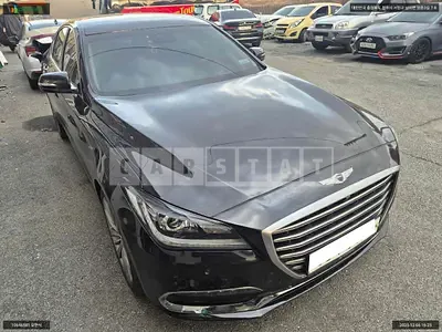 Photo 1 of 9: 2017 Hyundai Genesis G80, VIN KMHGM41DDJU242487 — Korean insurance auction