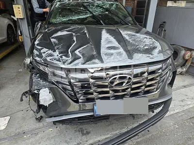 Photo 1 of 23: 2021 Hyundai Tucson 1.6 Gasoline, VIN KMHJC81BGMU044472 — Korean insurance auction