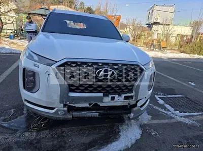 Photo 1 of 19: 2021 Hyundai Palisade, VIN KMHR581ADMU185396 — Korean insurance auction