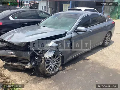 Photo 1 of 18: 2016 Hyundai Genesis /G80, VIN KMHGN41EDHU177228 — Korean insurance auction