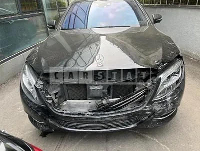 Photo 1 of 14: 2016 Mercedes-Benz S 500 4Matic L, VIN WDDUG8FBXGA279830 — Korean insurance auction