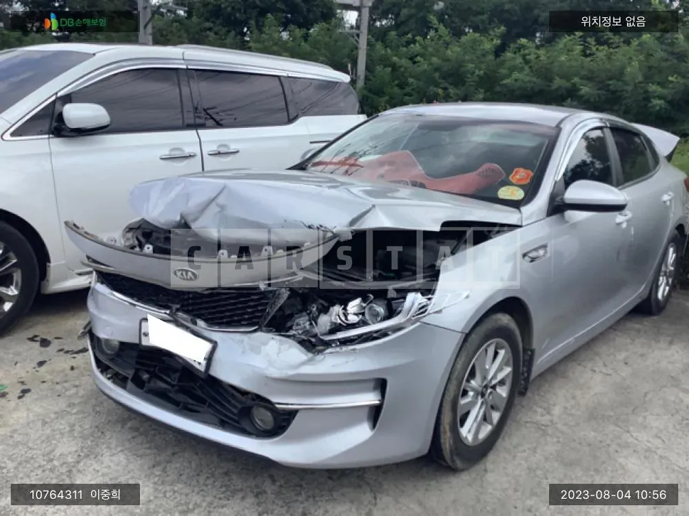 Photo 2 of 8: 2017 Kia K5, VIN KNAGU416BHA166073 — Korean insurance auction