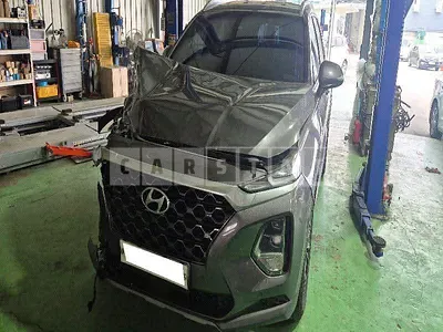 Photo 1 of 94: 2020 Hyundai Santa Fe, VIN KMHS381CBLU273935 — Korean insurance auction
