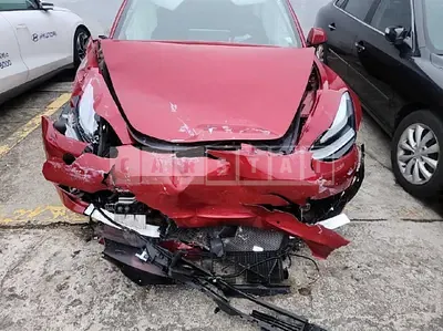 Photo 1 of 25: 2022 Tesla Model 3 Performance, VIN 5YJ3E1ECXNF308924 — Korean insurance auction