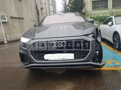 Photo 1 of 42: 2021 Audi Q8 50 TDI Four, VIN WAUZZZF15MD009872 — Korean insurance auction