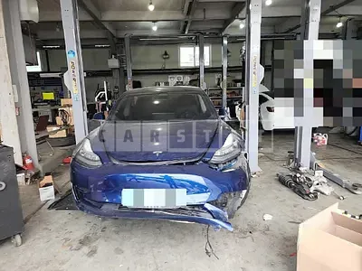 Photo 1 of 11: 2020 Tesla Model 3 Long Range, VIN 5YJ3E1EB5LF649071 — Korean insurance auction