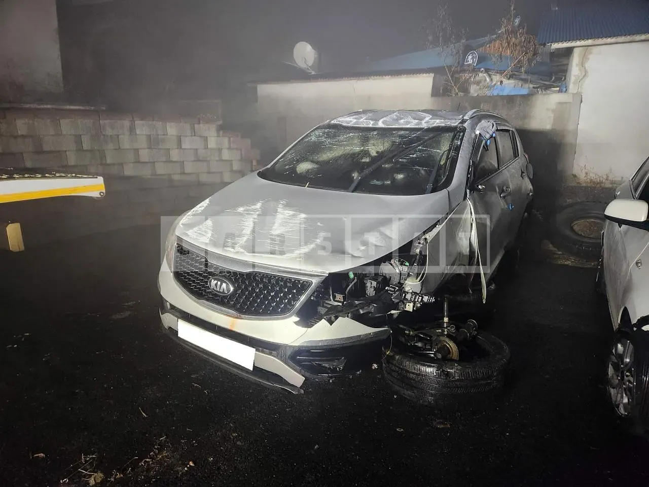 Photo 2 of 10: 2015 Kia Sportage, VIN KNAPC813BGK821554 — Korean insurance auction
