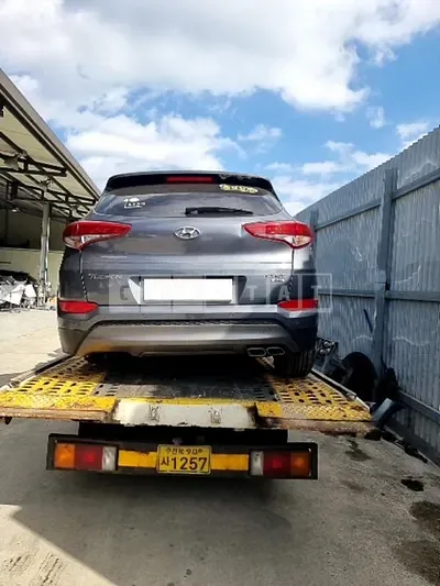 Photo 1 of 16: 2016 Hyundai Tucson, VIN KMHJ581ADGU006253 — Korean insurance auction