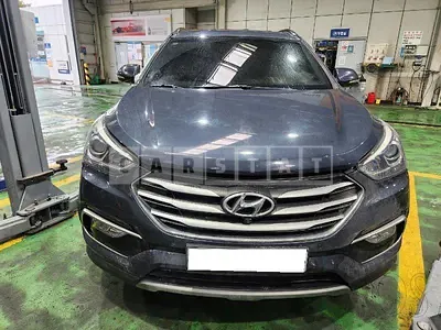 Photo 1 of 15: 2016 Hyundai Santa Fe, VIN KMHSW81UBGU589695 — Korean insurance auction