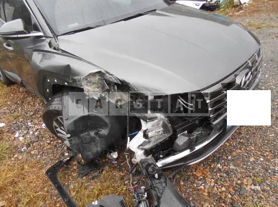 Photo 2 of 21: 2021 Hyundai Tucson, VIN KMHJE811BMU005675 — Korean insurance auction