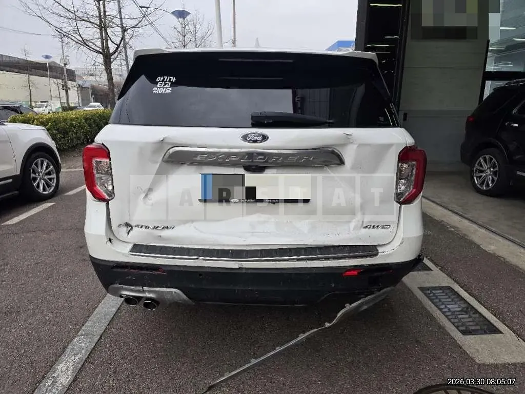Photo 2 of 48: 2021 Ford Explorer 3.0 — Korean insurance auction