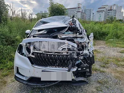 Photo 1 of 15: 2021 Kia Carnival, VIN KNANB81BBMS069976 — Korean insurance auction
