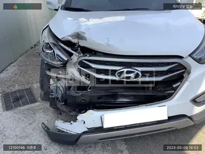 Photo 1 of 14: 2015 Hyundai Tucson, VIN KMHJT81VBFU073335 — Korean insurance auction