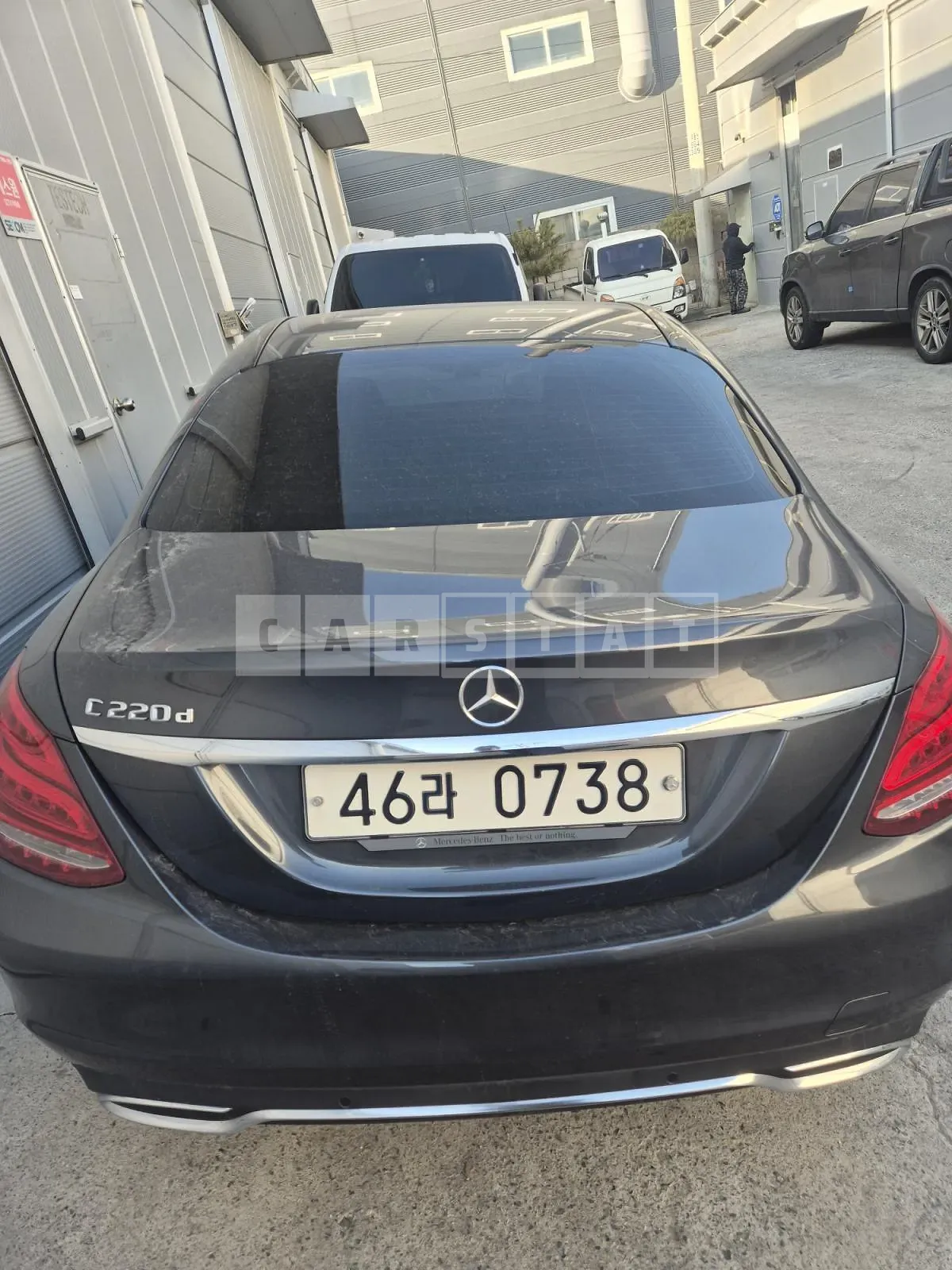 Photo 2 of 6: 2015 Mercedes-Benz C220d, VIN WDDWF0EB2GF278060 — Korean insurance auction