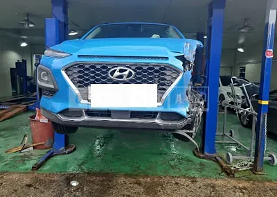 Photo 1 of 14: 2020 Hyundai Kona, VIN KMHK381EGLU018928 — Korean insurance auction