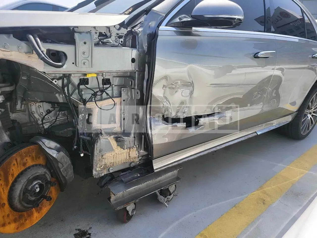 Photo 2 of 48: 2021 Mercedes-Benz S 400 d 4Matic, VIN W1K6F3DBXMA013799 — Korean insurance auction