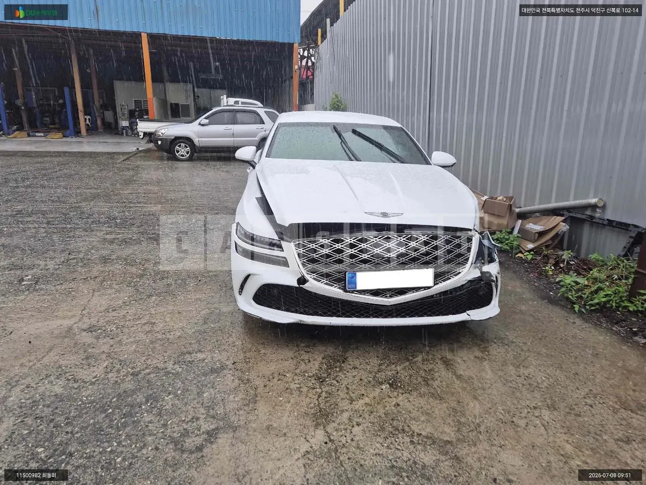 Photo 2 of 9: 2024 Genesis G80, VIN KMTGB41CDSU250160 — Korean insurance auction