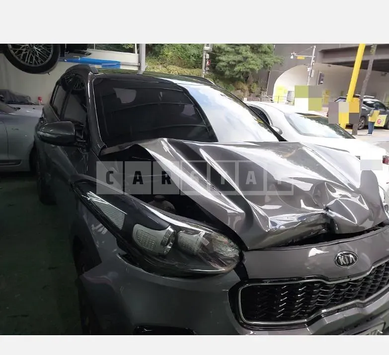 Photo 2 of 17: 2015 Kia Sportage, VIN KNAPN813BGK000897 — Korean insurance auction