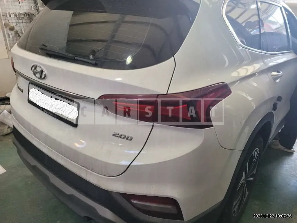 Photo 2 of 7: 2019 Hyundai Santa Fe, VIN KMHS381BBKU099766 — Korean insurance auction