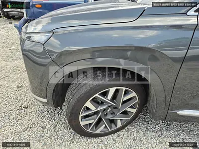 Photo 1 of 18: 2021 Hyundai Santa Fe, VIN KMHS581HGMU374616 — Korean insurance auction