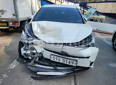 Photo 1 of 6: 2016 Toyota Prius, VIN JTDKBRFU1G3519102 — Korean insurance auction