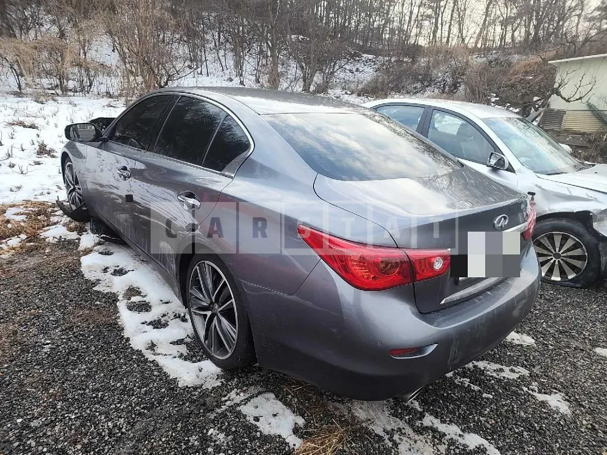 Photo 2 of 15: 2015 Infiniti Q50S Hybrid, VIN JNKAV71E2FM540068 — Korean insurance auction