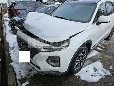 Photo 1 of 22: 2018 Hyundai Santa Fe, VIN KMHS381CDKU026046 — Korean insurance auction