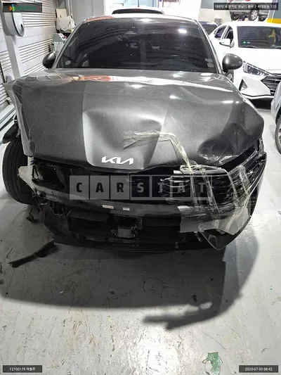 Photo 1 of 17: 2021 Kia K5 Hybrid, VIN KNAG241JBNA019552 — Korean insurance auction