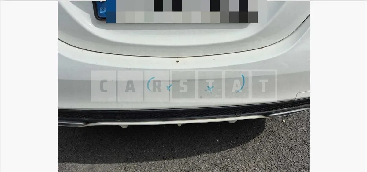 Photo 2 of 3: 2018 Mercedes-Benz (parts) C250 Rear Bumper — Korean insurance auction