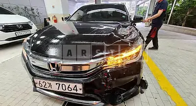 Photo 1 of 11: 2017 Honda Accord 2.4, VIN 1HGCR2680HA513826 — Korean insurance auction