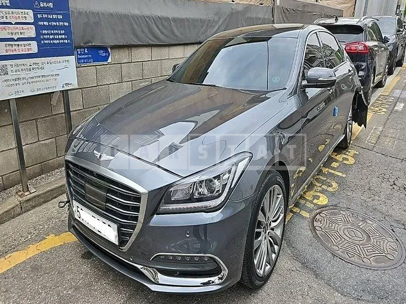 Photo 2 of 31: 2018 Hyundai Genesis G80, VIN KMHGM41DBKU306006 — Korean insurance auction