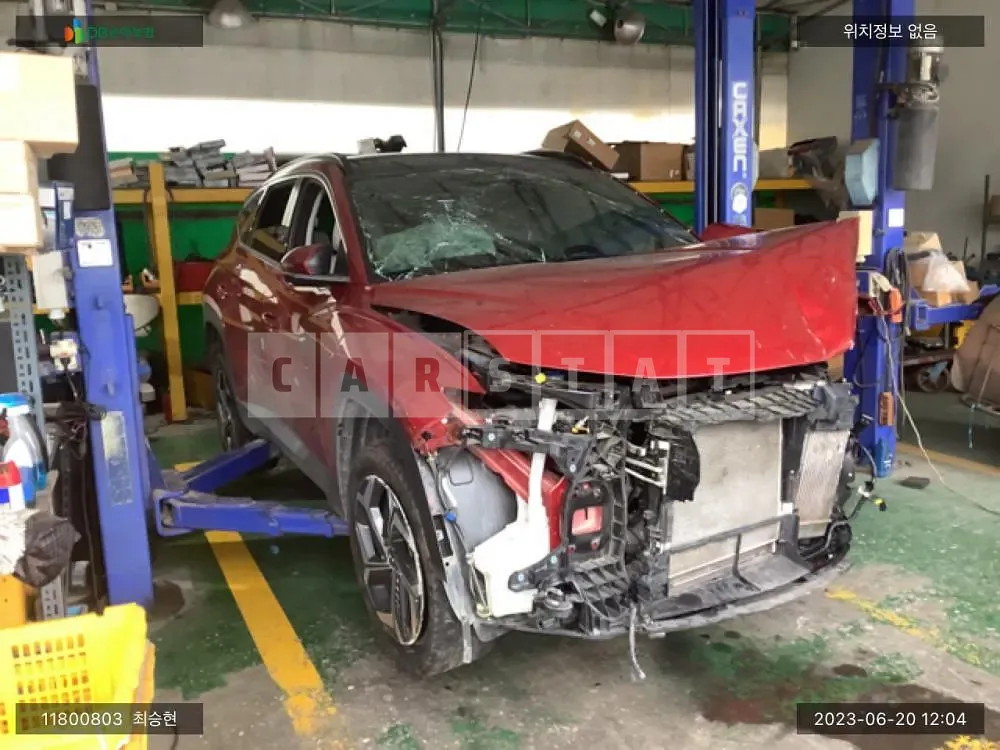Photo 2 of 9: 2021 Hyundai Tucson, VIN KMHJE81CBMU034635 — Korean insurance auction