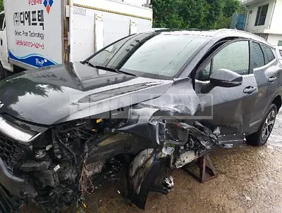 Photo 1 of 30: 2022 Kia Sportage, VIN KNAPX81GBNK011068 — Korean insurance auction