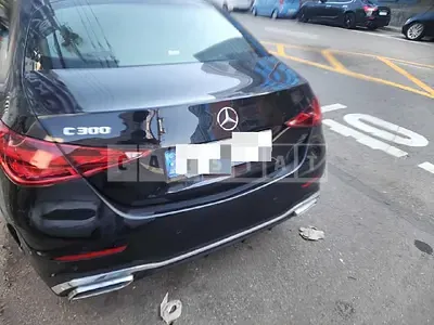 Photo 1 of 18: 2022 Mercedes-Benz C300, VIN W1KAF4GB3NF055781 — Korean insurance auction