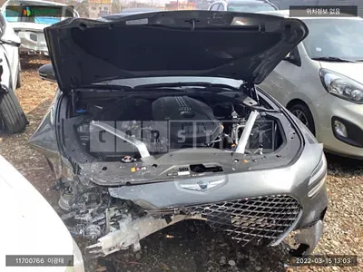 Photo 1 of 12: 2022 Genesis G70, VIN KMTG341ABNU099635 — Korean insurance auction