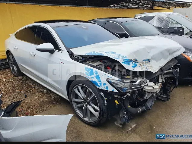 Photo 2 of 27: 2020 Audi A7 55 TFSI quattro, VIN WAUZZZF28LN051177 — Korean insurance auction