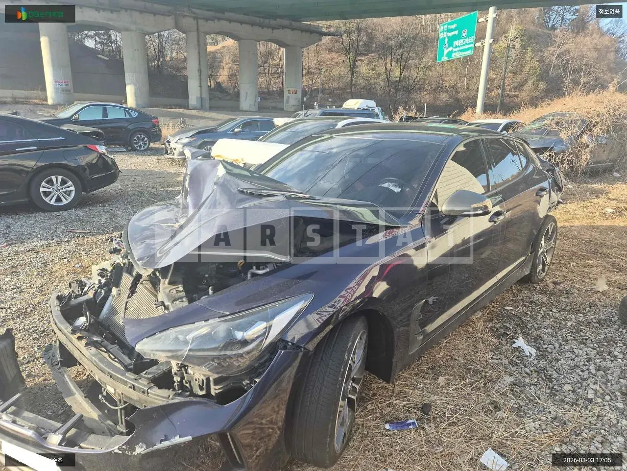 Photo 2 of 19: 2019 Kia Stinger, VIN KNAE351ABLS078320 — Korean insurance auction