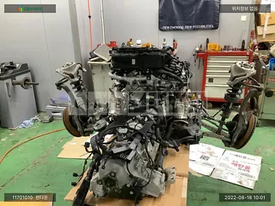 Photo 1 of 4: 2018 Genesis Engine /G80, VIN KMHGM41DDJU273886 — Korean insurance auction