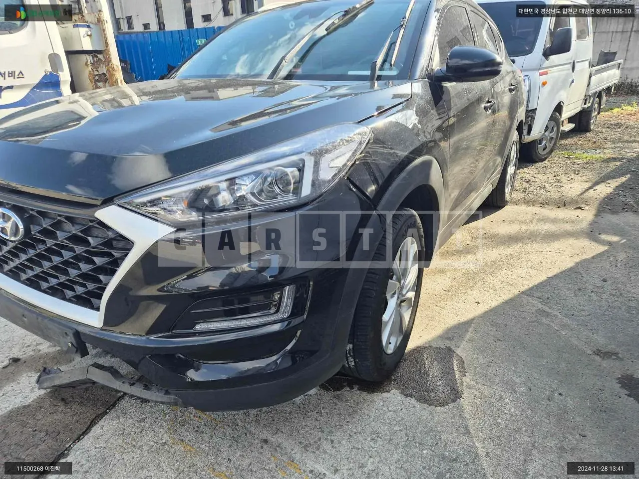 Photo 2 of 14: 2019 Hyundai Tucson, VIN KMHJ381ABKU942253 — Korean insurance auction